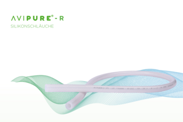 AVIPURE® - R Braid-reinforced, platinum cured silicone tubing